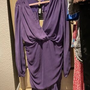 Elegant Purple Women's Dress